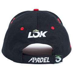 Gorra LOK Ventrer Negra A1 Padel