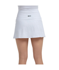 Falda Bullpadel Mujer Tejas Blanca