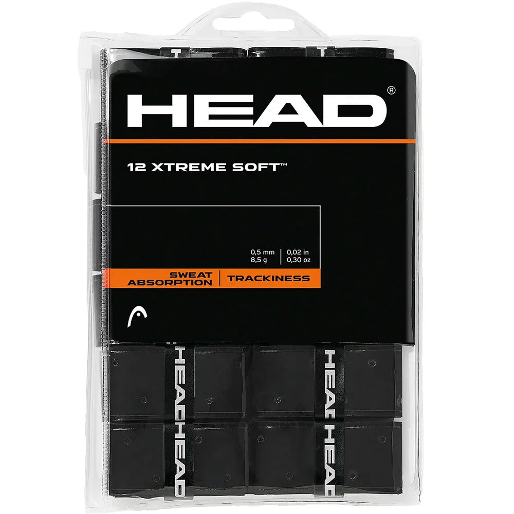 Overgrips Head Extreme Soft Negro x12 Unidades