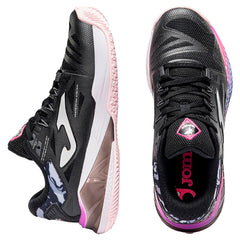 Zapato de Padel Joma Spin Lady 2601 Negro Mujer