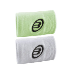 Muñequera Bullpadel Amarillo Azufre Fluor/Blanco