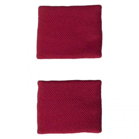 Muñequeras Adidas Cortas Rojo Gris 2 Unidades