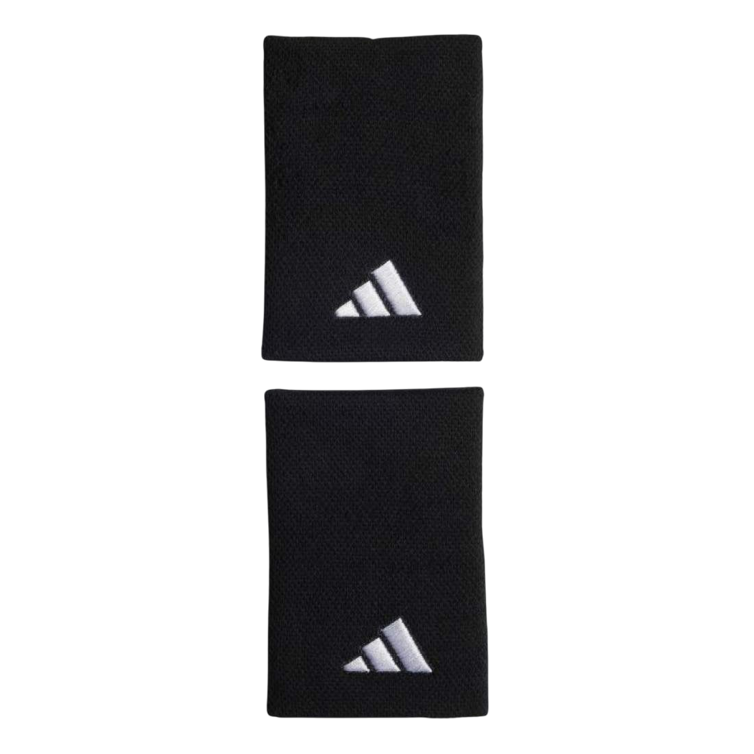 Muñequeras Adidas Negro Grande 2 Unidades