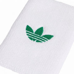 Muñequeras Largas Adidas Blanco / Verde 2 Unidades