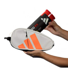 Neceser Adidas 3.5 Blanco Tiza Naranja (No es paletero)