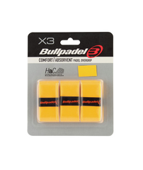 Overgrips Bullpadel Comfort Absorvent Amarillo x3 uni
