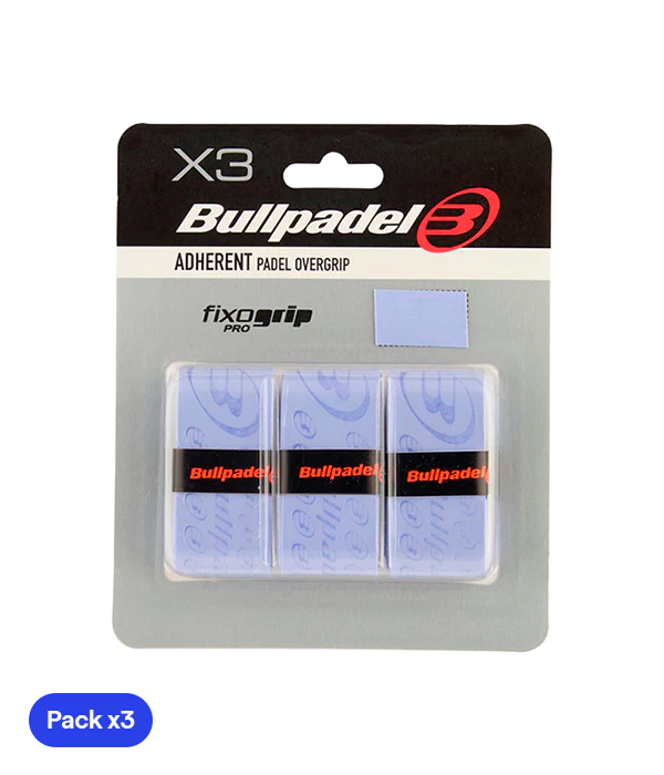 Overgrips Bullpadel Fixogrip Purpura x3 Unidades