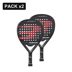 Pack 2x Pala Bullpadel Sniper 2.0 Power Negro 2026