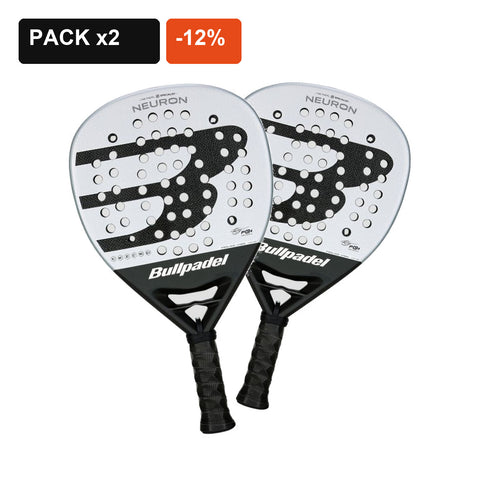 Pack de 2 palas Bullpadel Chingotto Neuron 2025 con 12% de descuento