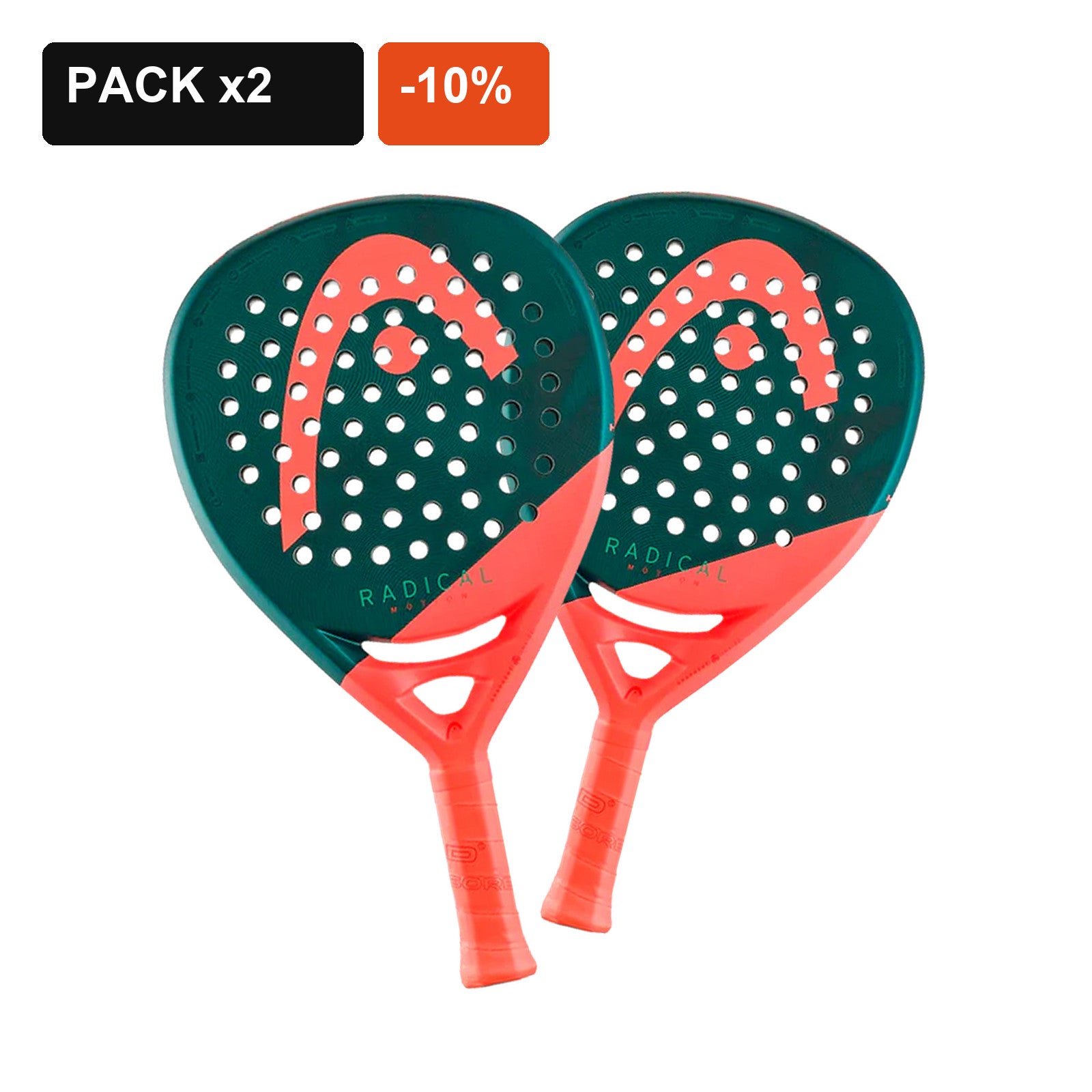 Pack de 2 palas Head Radical Motion 2026 con 10% de descuento
