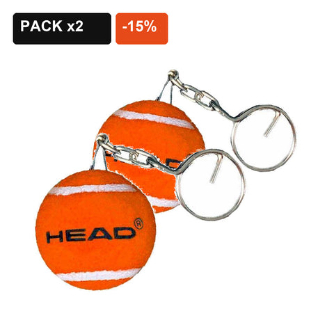 Pack de 2 llaveros Head Pelota Naranja con 15% de descuento