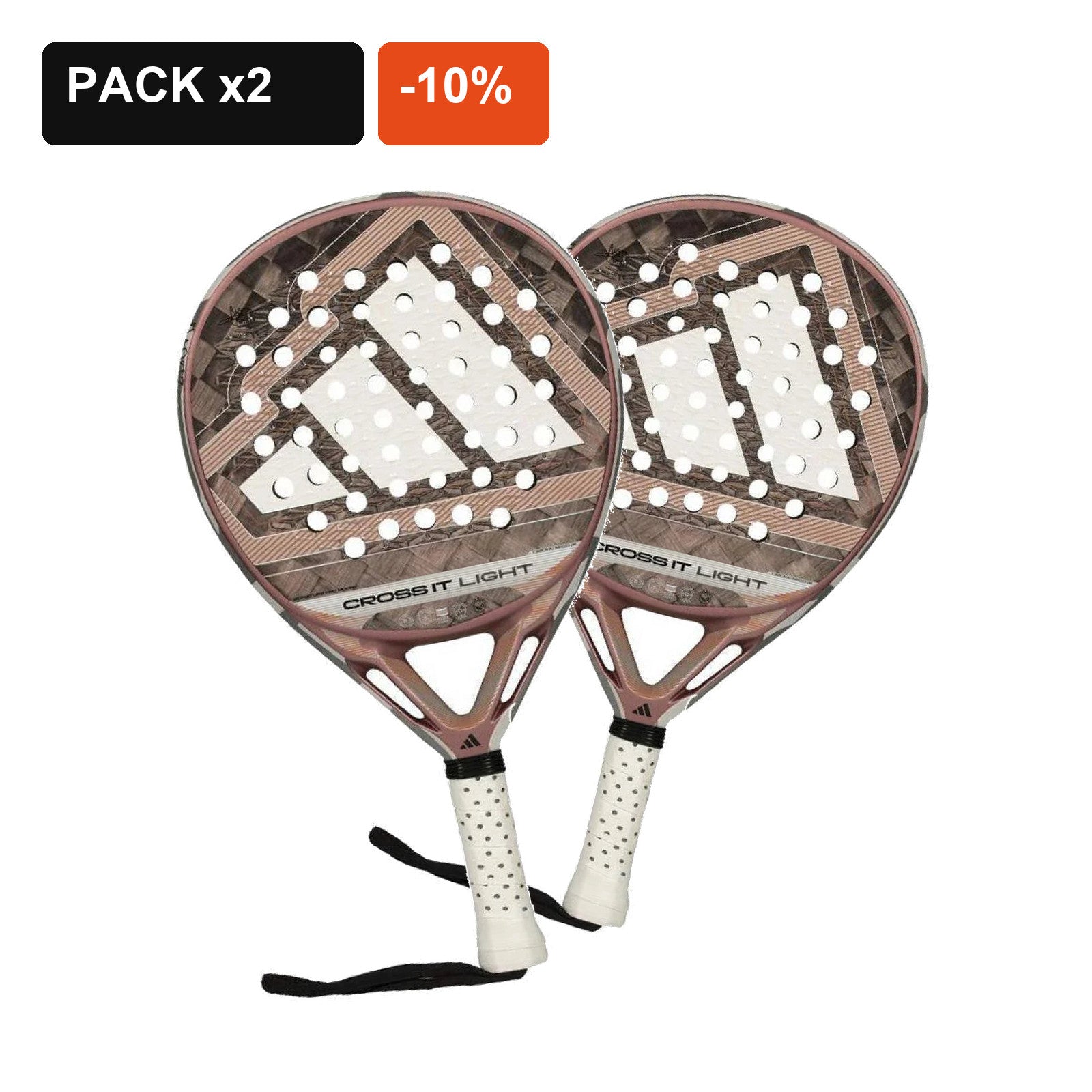 Pack de 2 palas Adidas Marta Ortega Cross It Light 3.5 2026 con 10% de descuento