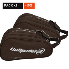 Pack de 2 neceseres Bullpadel Claudia Fernandez Chocolate con 15% de descuento