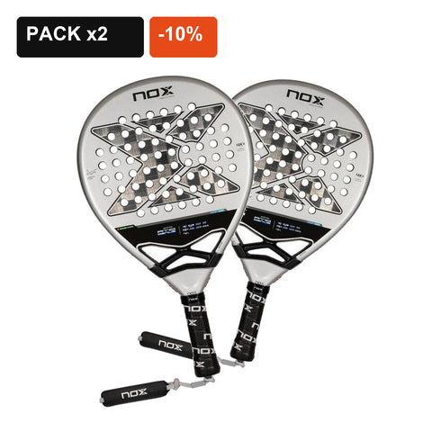 Pack de 2 palas Nox AT10 Genius 18K 2024 con 10% de descuento