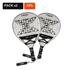 Pack de 2 palas Nox AT10 Genius 18K 2024 con 10% de descuento