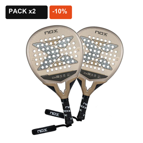 Pack de 2 palas Nox TL10 Future 2024 by Tino Libaak con 10% de descuento