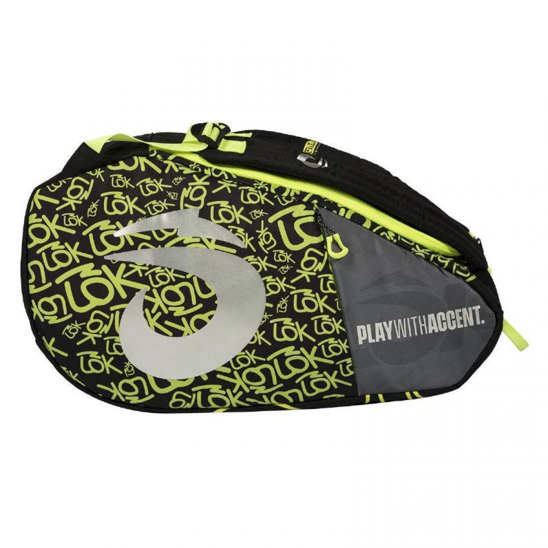 Paletero Lok One 2 Negro Verde Fluor