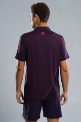 Camiseta Nox Polo Hombre Pro Deep Purpple