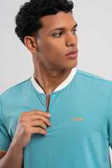 Camiseta Nox Pro Polo Dusty Turquoise