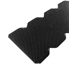 Protector de Padel Dentado Rugoso Negro