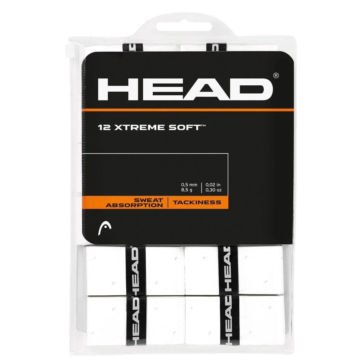 Overgrips Head Extreme Soft Blanco x12 Unidades