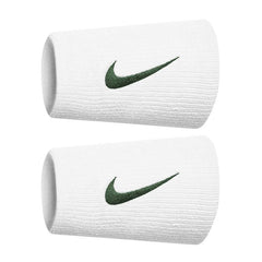 Muñequeras Nike Premier Tennis Double Wide Blanco/Verde
