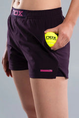 Short Nox Pro Morado Mujer