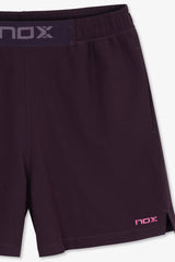 Pantaloneta Nox Morado Hombre