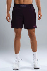 Pantaloneta Nox Morado Hombre