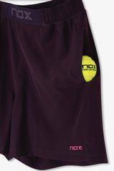 Pantaloneta Nox Morado Hombre