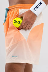 Pantaloneta Nox Pro Mock Naranja Degraded