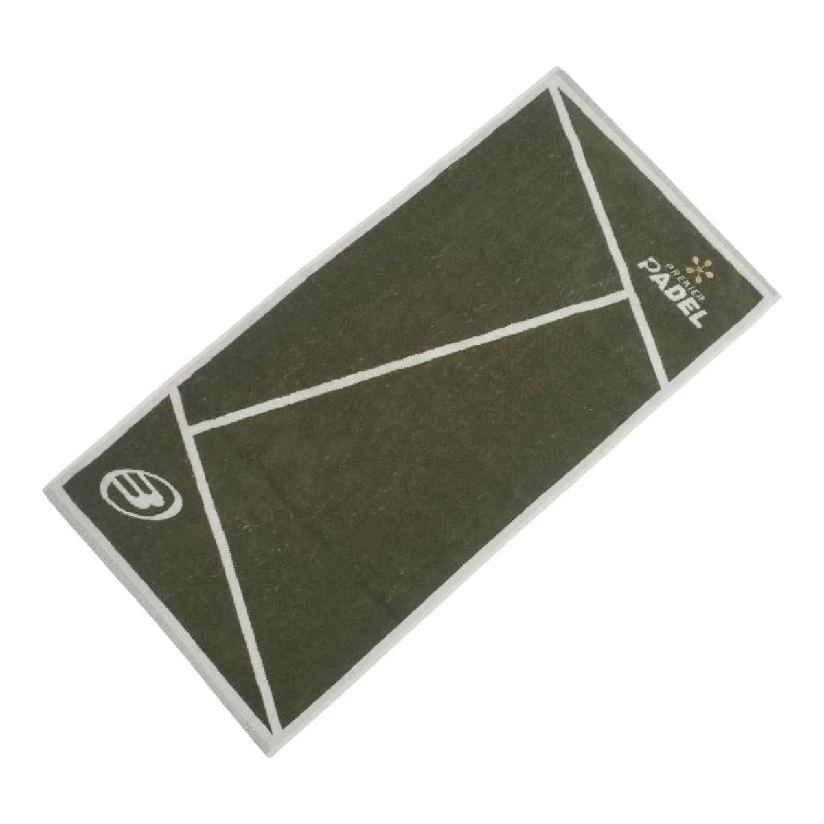 Toalla Bullpadel Premier Padel Kaki Negro 150x90