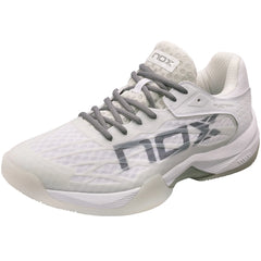 Zapato de Padel AT10 LUX Blanco / Gris