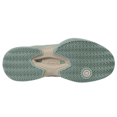 Zapato de Padel Nox AT10 Pro Beige/Azul Claro