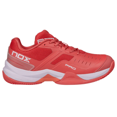 Zapato de Padel Nox AT10 Pro Coral/Blanco