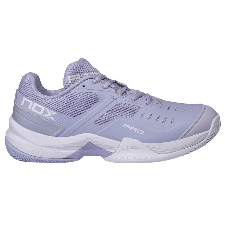 Zapato de Padel Nox AT10 Pro Morado/Blanco