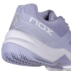 Zapato de Padel Nox AT10 Pro Morado/Blanco