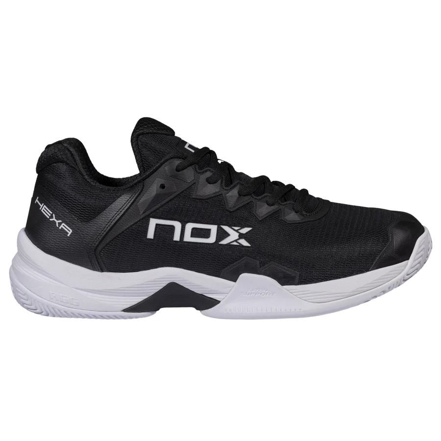 Zapato de Padel Nox ML10 Hexa Negro/Blanco