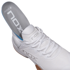 Zapato de Padel Nox ML10 Hexa Blanco/Cafe
