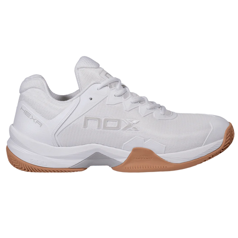 Zapato de Padel Nox ML10 Hexa Blanco/Cafe