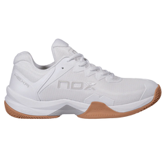 Zapato de Padel Nox ML10 Hexa Blanco/Cafe