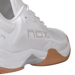 Zapato de Padel Nox ML10 Hexa Blanco/Cafe