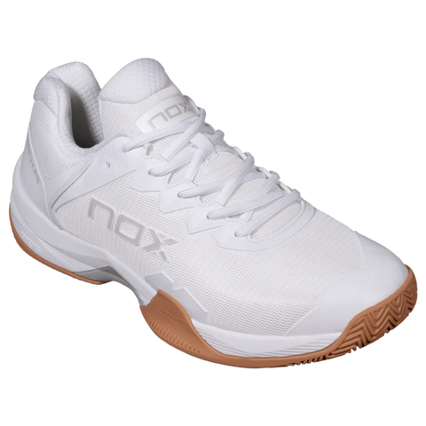 Zapato de Padel Nox ML10 Hexa Blanco/Cafe