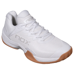 Zapato de Padel Nox ML10 Hexa Blanco/Cafe