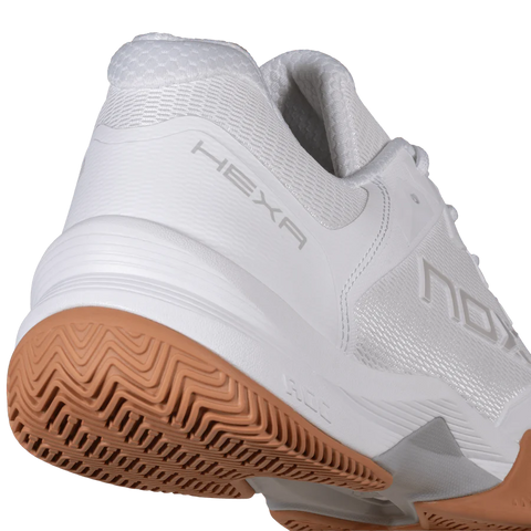 Zapato de Padel Nox ML10 Hexa Blanco/Cafe