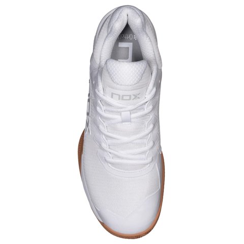 Zapato de Padel Nox ML10 Hexa Blanco/Cafe
