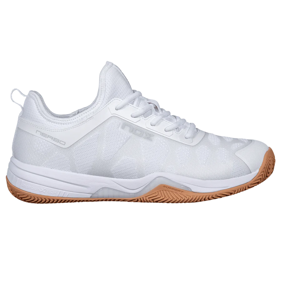 Zapato de Padel Nox Nerbo Blanco/Cafe