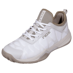 Zapato de Padel Nox Nerbo Blanco/Verde Vetiver