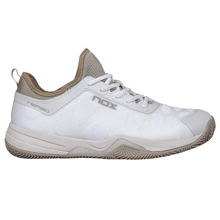 Zapato de Padel Nox Nerbo Blanco/Verde Vetiver