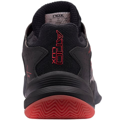 Zapato de Padel AT10 LUX Negro / Rojo